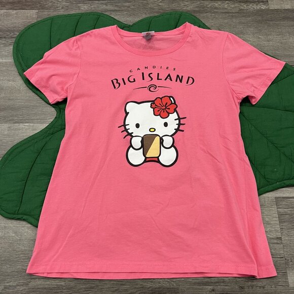 Hello Kitty Big Island Candies Hawaii Youth XL Pink Cookie Short Sleeve Graphic - Picture 1 of 4